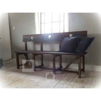 Zitbank met rugleuning